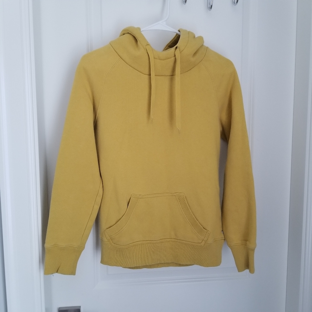 Yellow Drawstring Hoodie Small